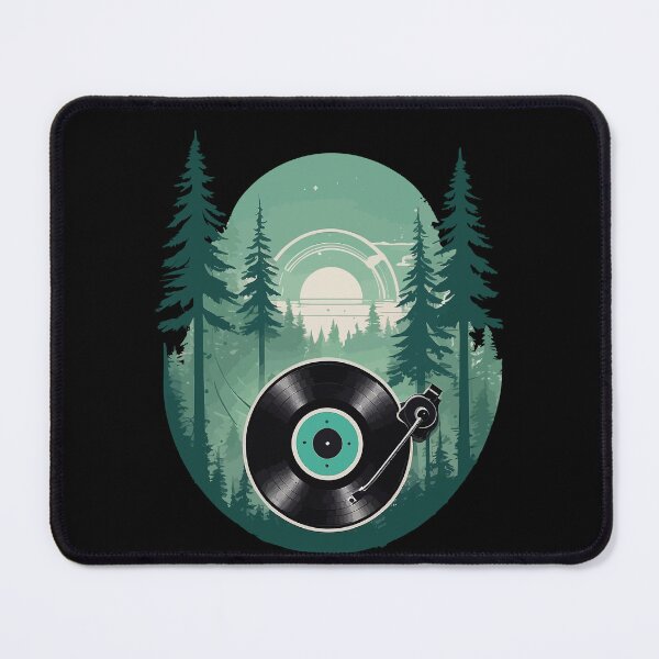 Item preview, Musik Retro Streetwear Vinyl Forest Vibes designed and sold by LuminOrb.