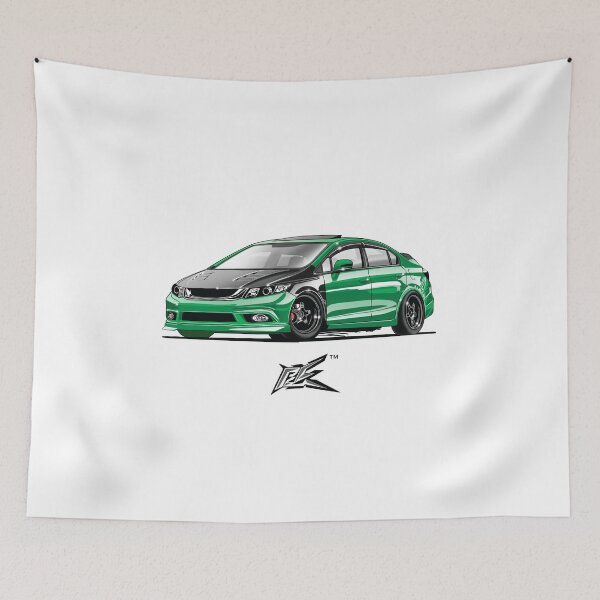 Item preview, civic fb6 carbon green  designed and sold by NaquashM.