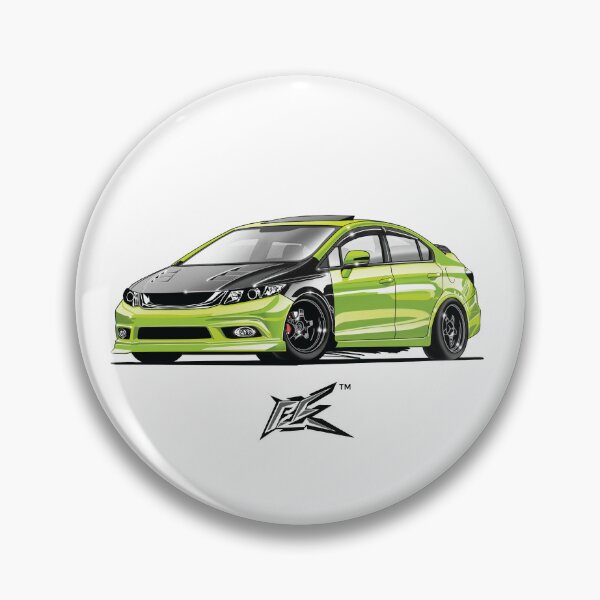 Item preview, civic fb6 carbon lemon green  designed and sold by NaquashM.