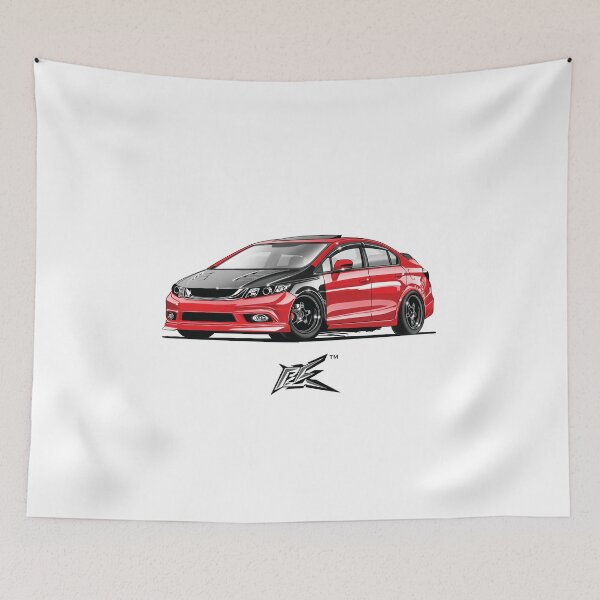 Item preview, civic fb6 carbon red designed and sold by NaquashM.