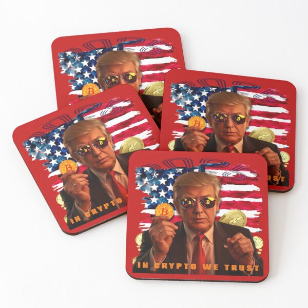 Item preview, Trump in Crypto We Trust - Trump bitcoin designed and sold by ART-HOME-PAWS.