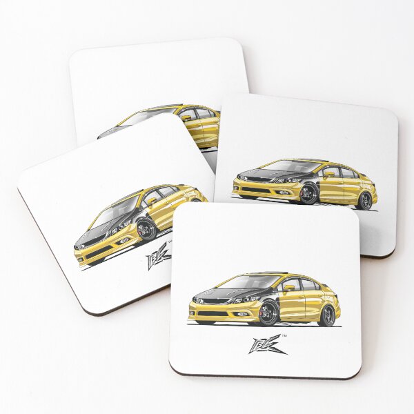Item preview, civic fb6 carbon yellow  designed and sold by NaquashM.