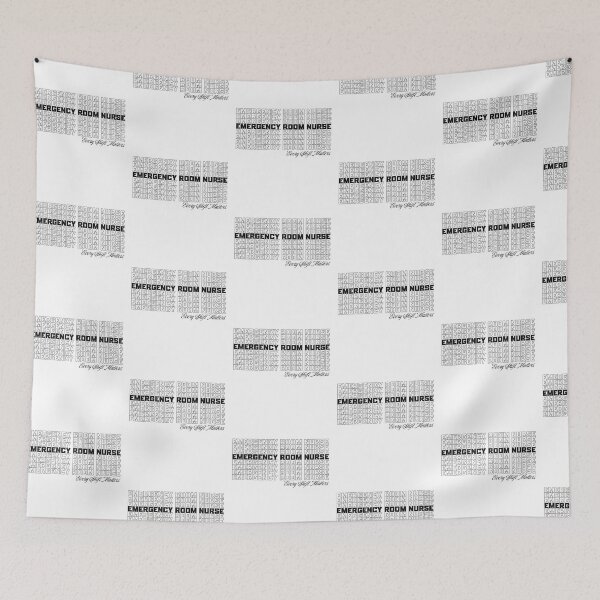 Item preview, Emergency Room Nurse Typography designed and sold by MoeTiff.
