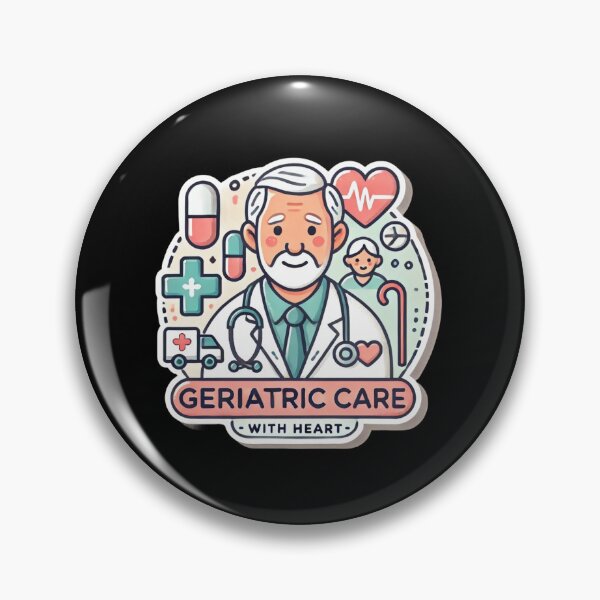 Item preview, Caring Geriatrician – Care with Heart designed and sold by EuropeanPrints.