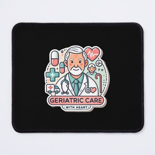 Item preview, Caring Geriatrician – Care with Heart designed and sold by EuropeanPrints.