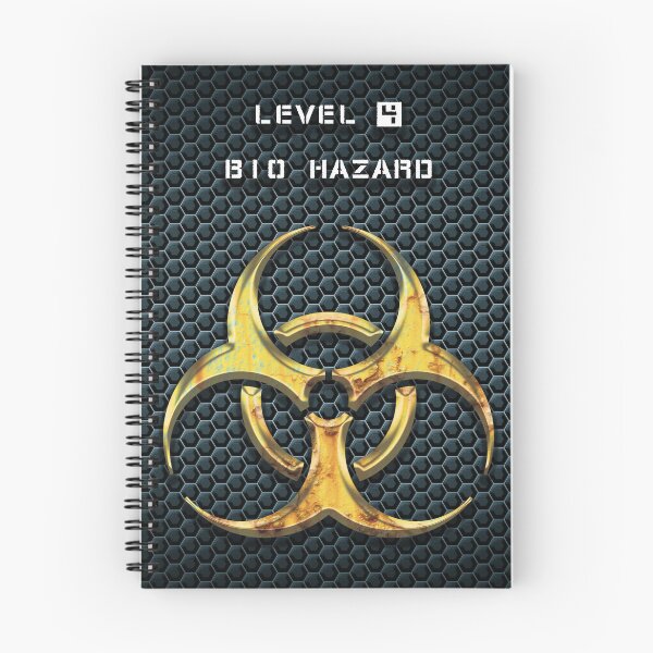 Item preview, Level 4 Bio Hazard Warning in a post apocalyptic universe designed and sold by Old Curiosity.
