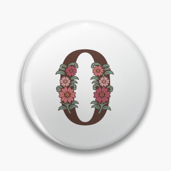 Item preview,    Floral O Monogram designed and sold by DonnaRaquel.