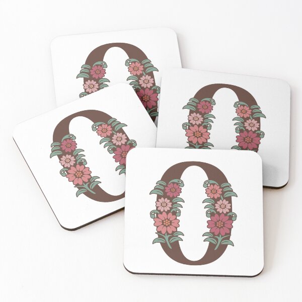 Item preview,    Floral O Monogram designed and sold by DonnaRaquel.