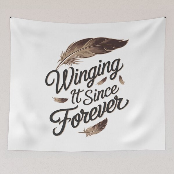 Item preview, winging it since forever  designed and sold by Ismartista.