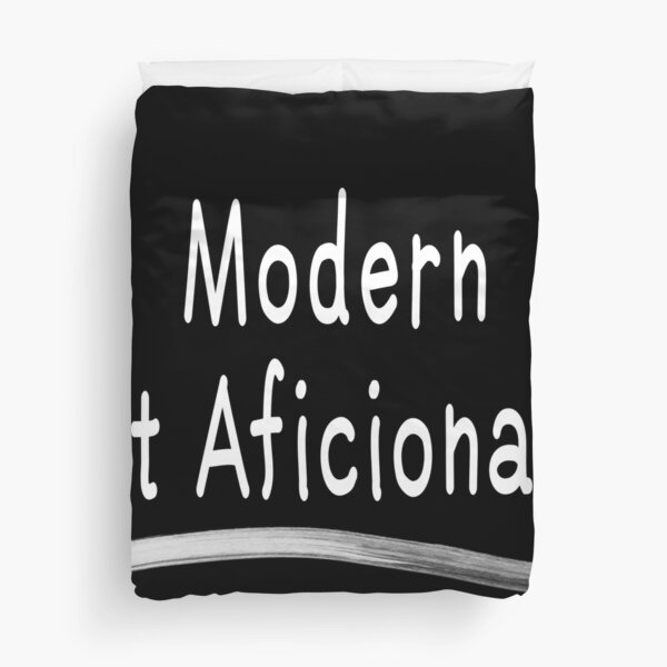 Item preview, Modern Art Aficionado (White Text) designed and sold by Virtual Pathfinder.