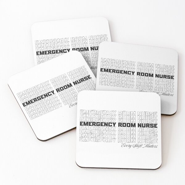 Item preview, Emergency Room Nurse Typography designed and sold by MoeTiff.