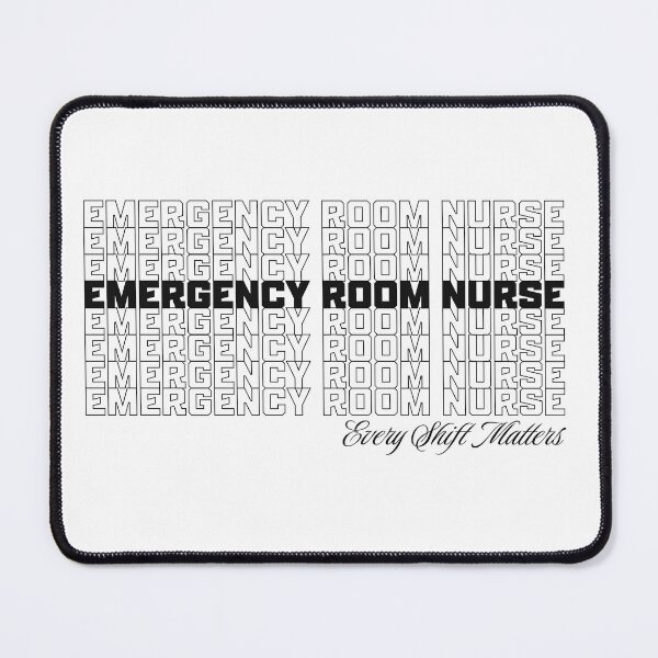 Item preview, Emergency Room Nurse Typography designed and sold by MoeTiff.