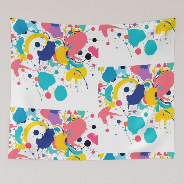 Item preview, Explosive Colorful Abstract Artworks Art Splash Modern Design designed and sold by ART ATTACK ZONE.
