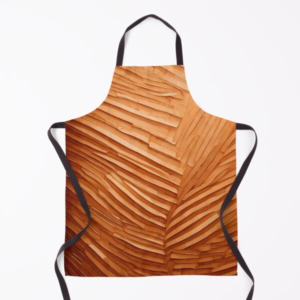 Item preview, Overlapping wooden planks or strips create a textured, layered pattern in warm brown tones designed and sold by homydesign.