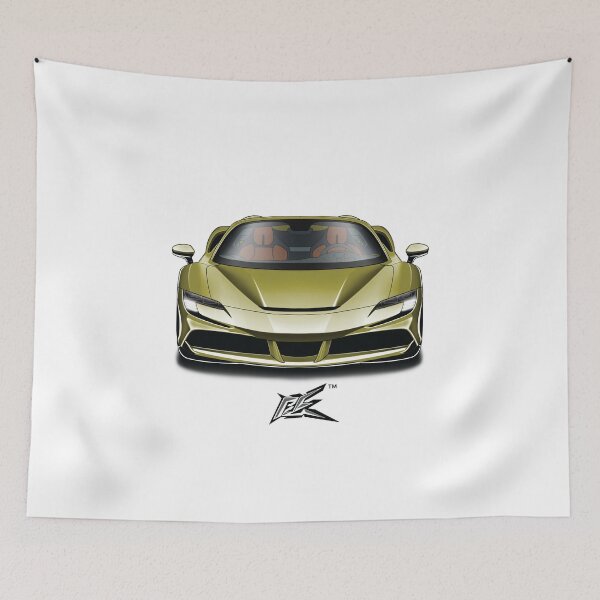 Item preview, SF90 Spider olive green  designed and sold by NaquashM.