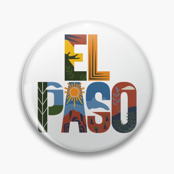 Item preview, El Paso, Texas | Colorful Artistic El Paso, Texas: Nature-Inspired Letter Art designed and sold by CircinusStore.