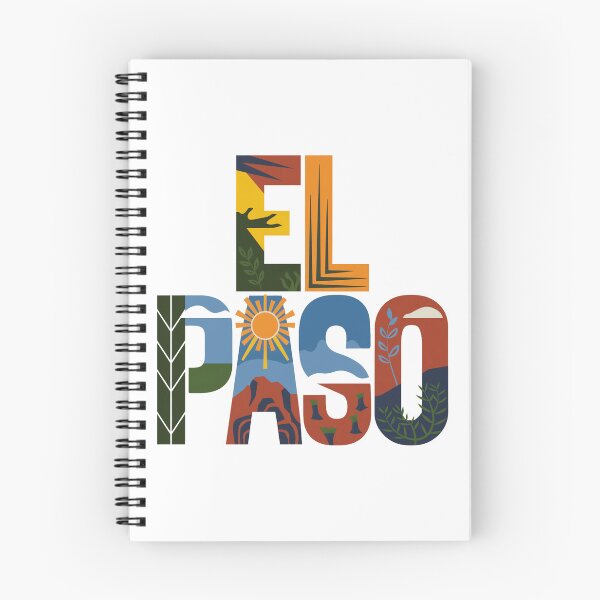 Item preview, El Paso, Texas | Colorful Artistic El Paso, Texas: Nature-Inspired Letter Art designed and sold by CircinusStore.