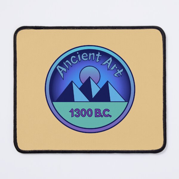 Item preview, Ancient Art 1300 B.C. Pyramids (blue) designed and sold by Virtual Pathfinder.
