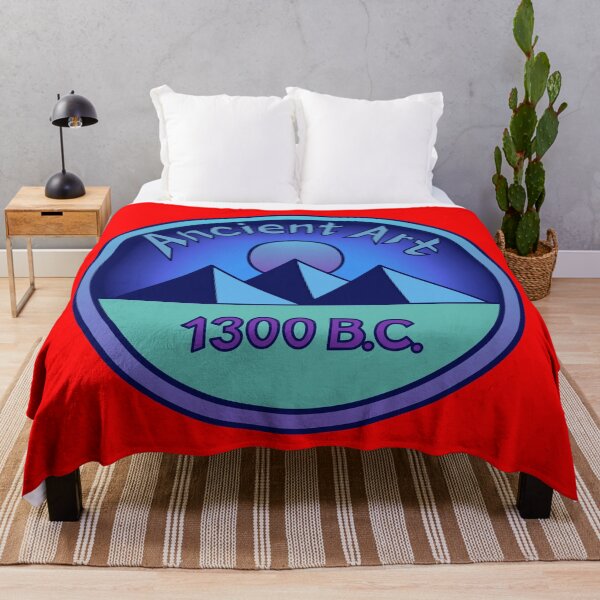 Item preview, Ancient Art 1300 B.C. Pyramids (blue) designed and sold by Virtual Pathfinder.
