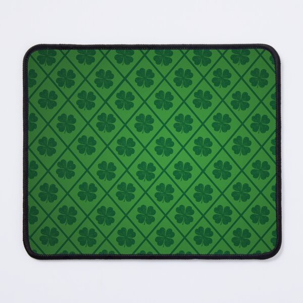 Item preview, Fun St Patricks Lucky Four Leaf Green Clover Pattern designed and sold by amgraphics.
