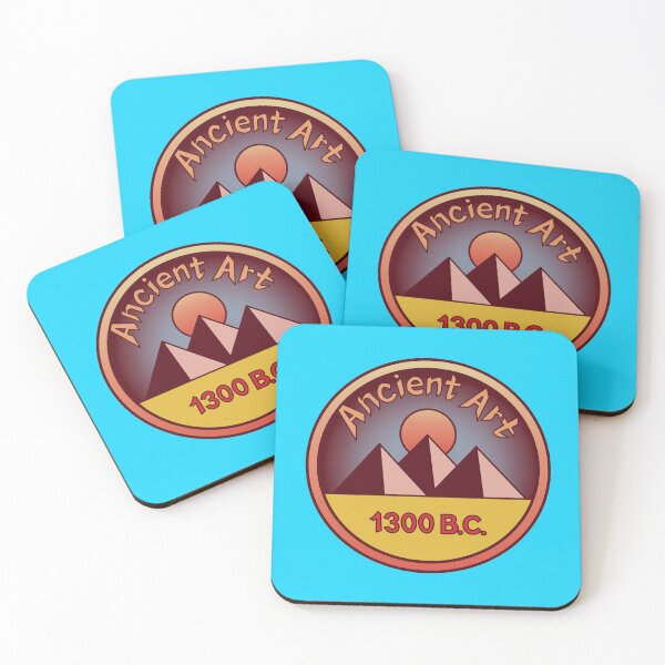 Item preview, Ancient Art 1300 B.C. Pyramids (orange) designed and sold by Virtual Pathfinder.