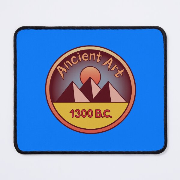 Item preview, Ancient Art 1300 B.C. Pyramids (orange) designed and sold by Virtual Pathfinder.