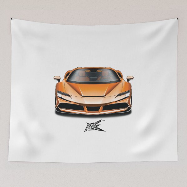 Item preview, SF90 Spider orange  designed and sold by NaquashM.