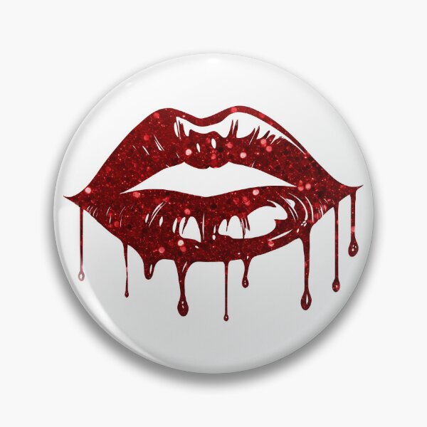 Item preview, Dripping Glitter Lips designed and sold by QuirkyChicArts.