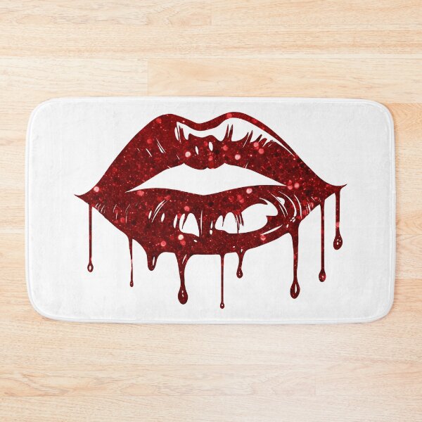 Item preview, Dripping Glitter Lips designed and sold by QuirkyChicArts.