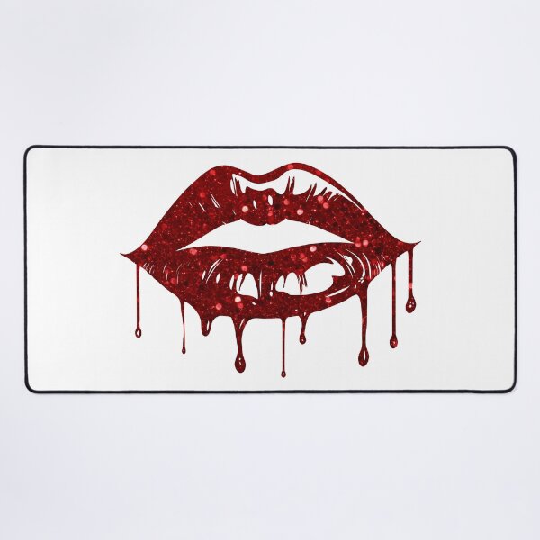 Item preview, Dripping Glitter Lips designed and sold by QuirkyChicArts.