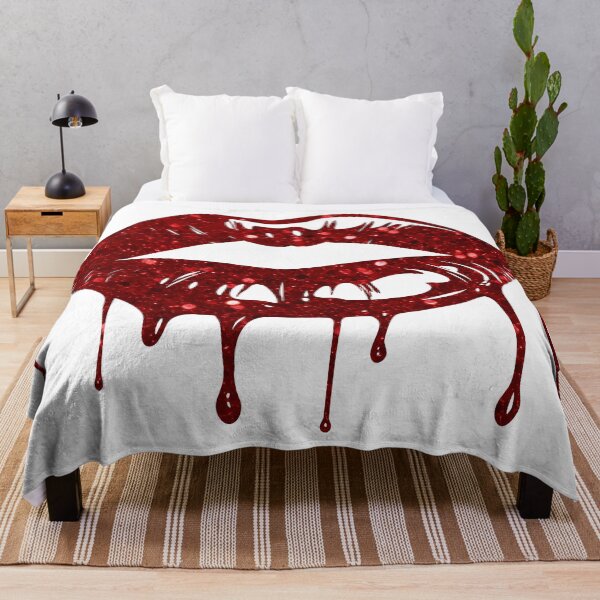 Item preview, Dripping Glitter Lips designed and sold by QuirkyChicArts.