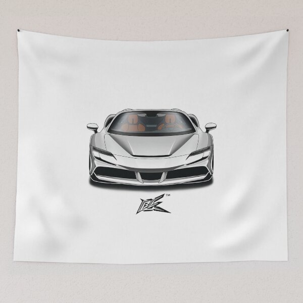 Item preview, SF90 Spider white  designed and sold by NaquashM.