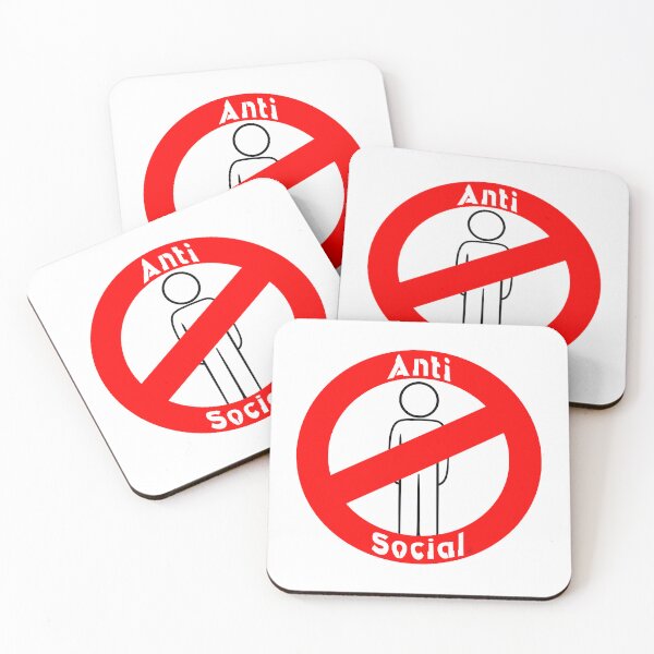 Aperçu de l'œuvre Antisocial créée et vendue par Kitramina’s Shop.