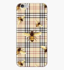 Vinilo o funda para iPhone Abejas tartán
