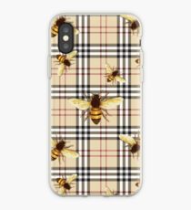 Vinilo o funda para iPhone Abejas tartán
