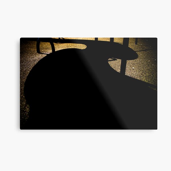 even the funnest places have deep dark shadows... Metal Print