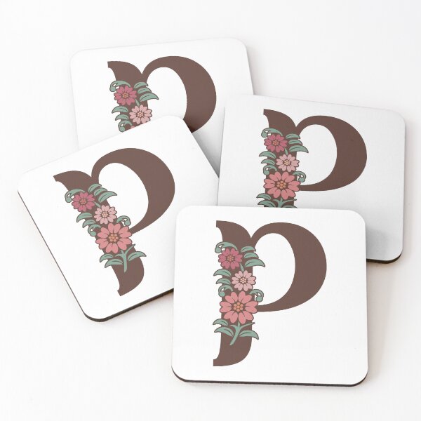 Item preview,   Floral P Monogram designed and sold by DonnaRaquel.