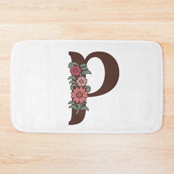 Item preview,   Floral P Monogram designed and sold by DonnaRaquel.