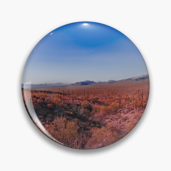 Item preview, Tucson the vast desert landscape stretches towards the horizon bordered by distant mountains designed and sold by EyezWatchin.