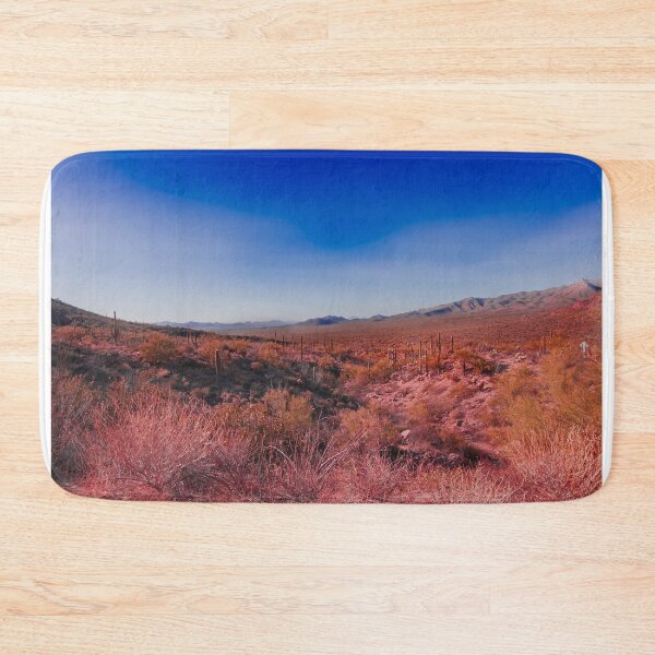 Item preview, Tucson the vast desert landscape stretches towards the horizon bordered by distant mountains designed and sold by EyezWatchin.