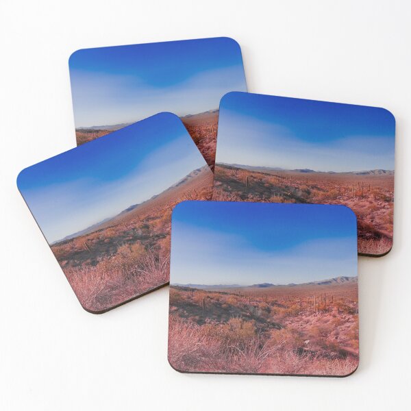 Item preview, Tucson the vast desert landscape stretches towards the horizon bordered by distant mountains designed and sold by EyezWatchin.