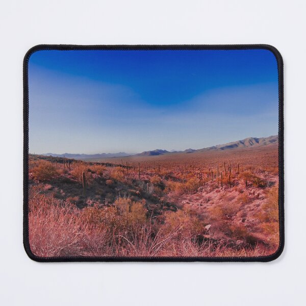 Item preview, Tucson the vast desert landscape stretches towards the horizon bordered by distant mountains designed and sold by EyezWatchin.