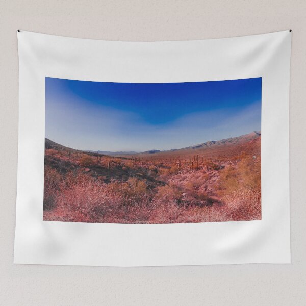 Item preview, Tucson the vast desert landscape stretches towards the horizon bordered by distant mountains designed and sold by EyezWatchin.