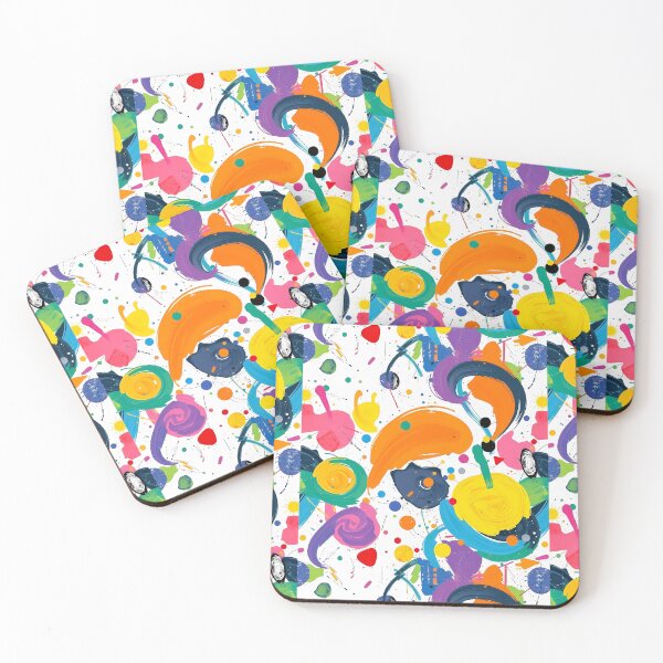 Item preview, Colorful Abstract Artworks Art Splash Modern Design designed and sold by ART ATTACK ZONE.