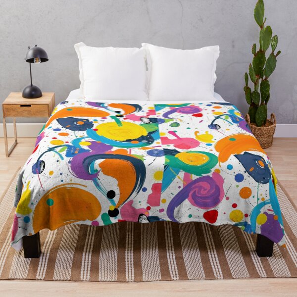 Item preview, Colorful Abstract Artworks Art Splash Modern Design designed and sold by ART ATTACK ZONE.