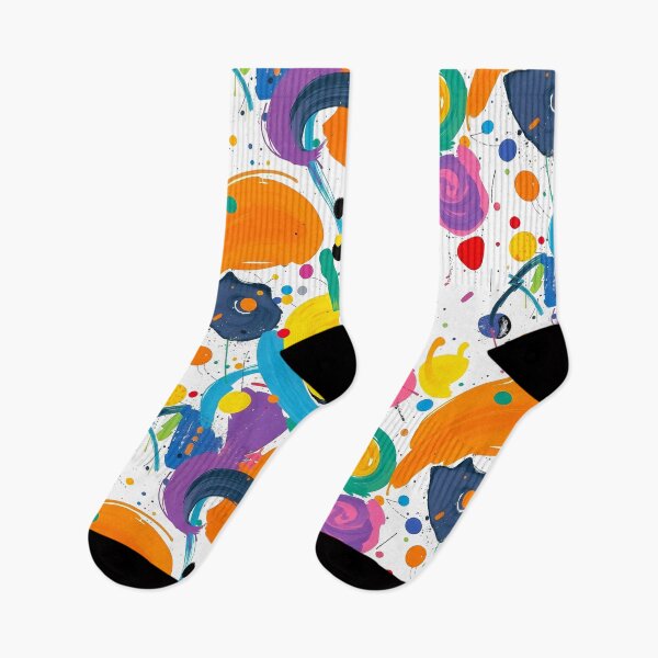 Item preview, Colorful Abstract Artworks Art Splash Modern Design designed and sold by ART ATTACK ZONE.