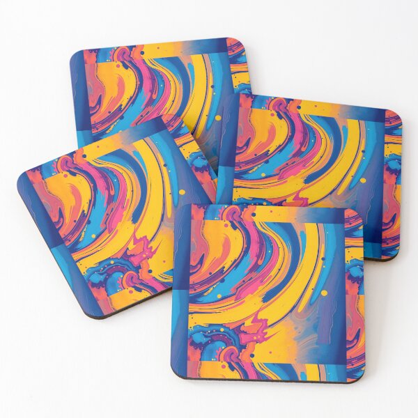 Item preview, Surreal Colorful Abstract Artworks Art Splash Modern Design designed and sold by ART ATTACK ZONE.
