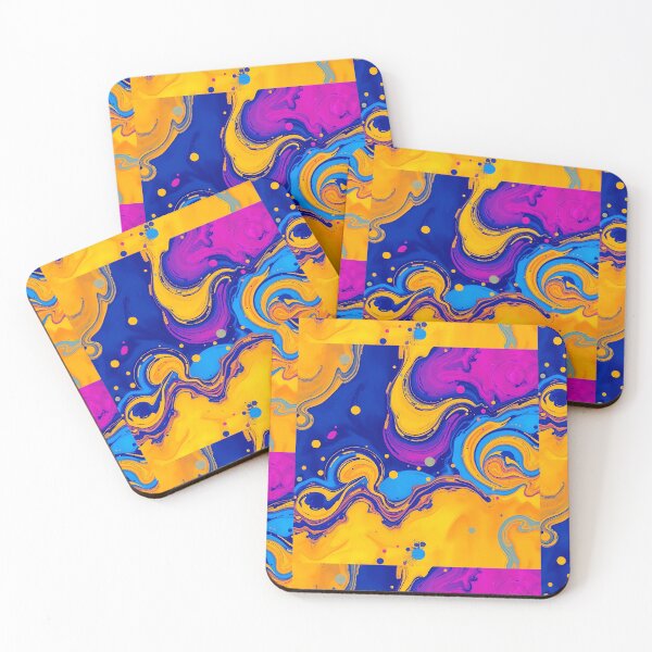 Item preview, Patterns Colorful Abstract Artworks Art Splash Modern Design designed and sold by ART ATTACK ZONE.