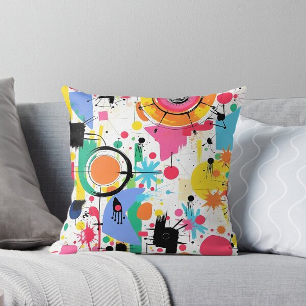 Item preview, Artistic Colorful Abstract Artworks Art Splash Modern Design designed and sold by ART ATTACK ZONE.