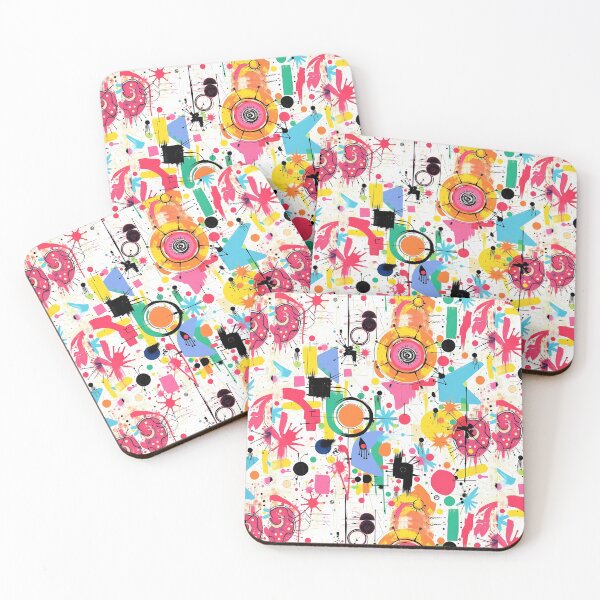 Item preview, Artistic Colorful Abstract Artworks Art Splash Modern Design designed and sold by ART ATTACK ZONE.